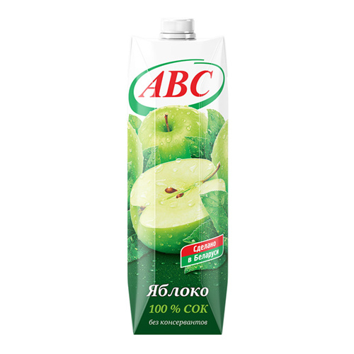 Сок ABC яблочный (1л) - фото